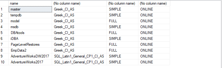 Τι είναι το collation και πως αλλάζει στον SQL Server