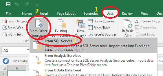 Πώς συνδέουμε ένα Microsoft Excel με τον SQL Server