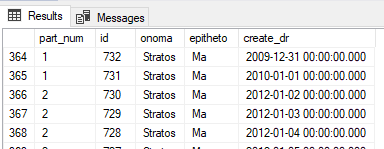 Γιατί να κάνουμε partition έναν πίνακα  και πως γίνεται στον SQL Server