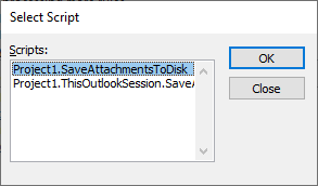 How do we automatically save attachments we receive in email (Microsoft Outlook)