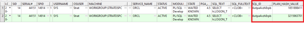 How to force a plan in an Oracle database