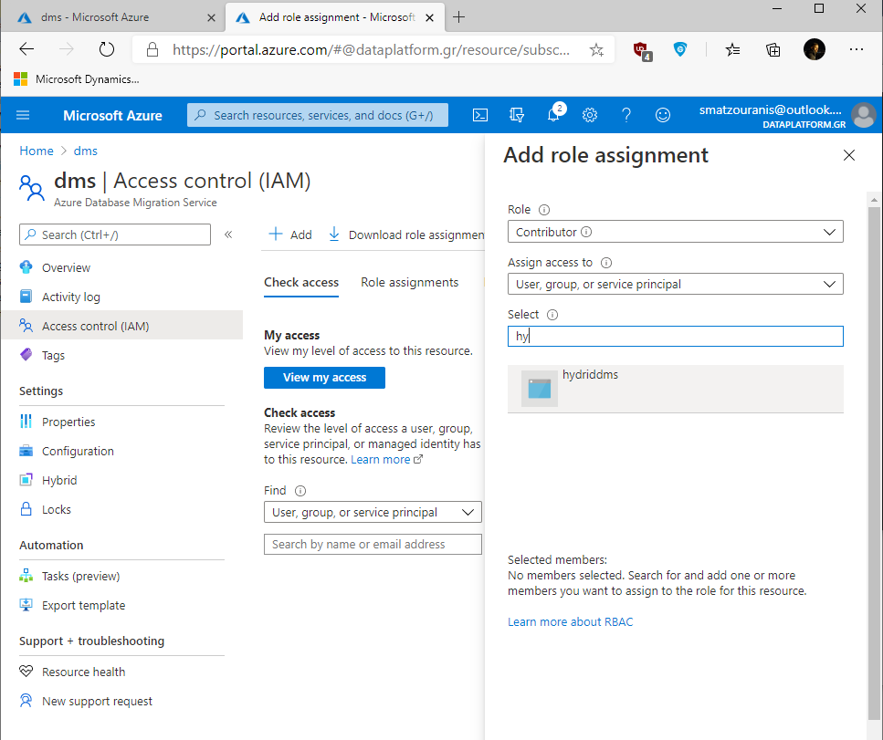 Πώς κάνουμε online migration ένα instance από on-premise σε Azure Managed Instance στο Cloud (Azure Database Migration Service)