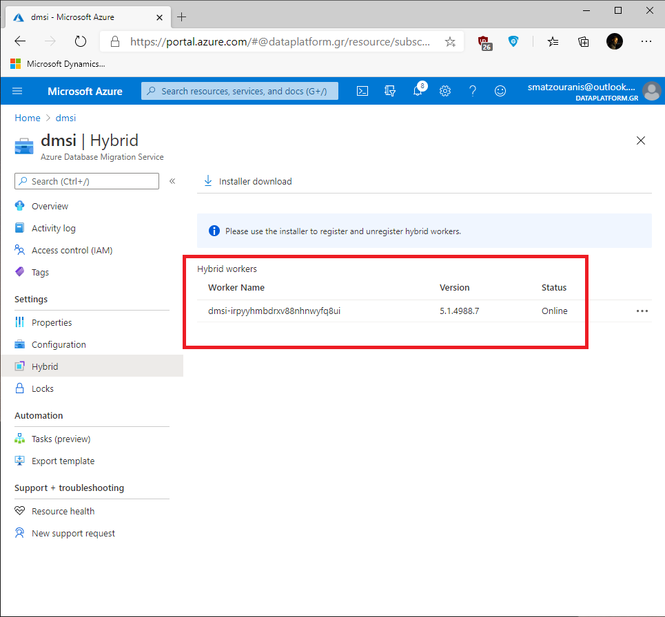 Πώς κάνουμε online migration ένα instance από on-premise σε Azure Managed Instance στο Cloud (Azure Database Migration Service)