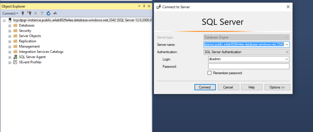 How we create a SQL Managed Instance in Azure
