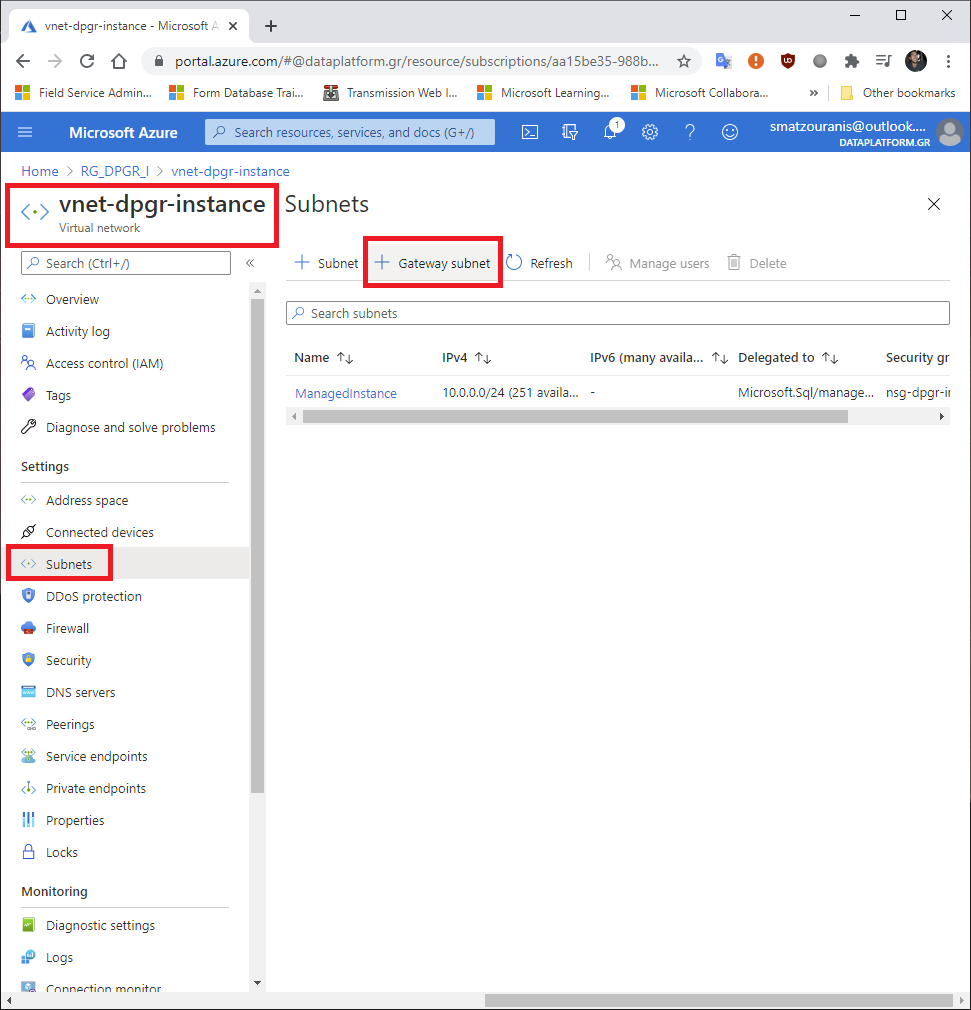 Πώς δημιουργούμε ένα failover group στο Azure Managed Instance