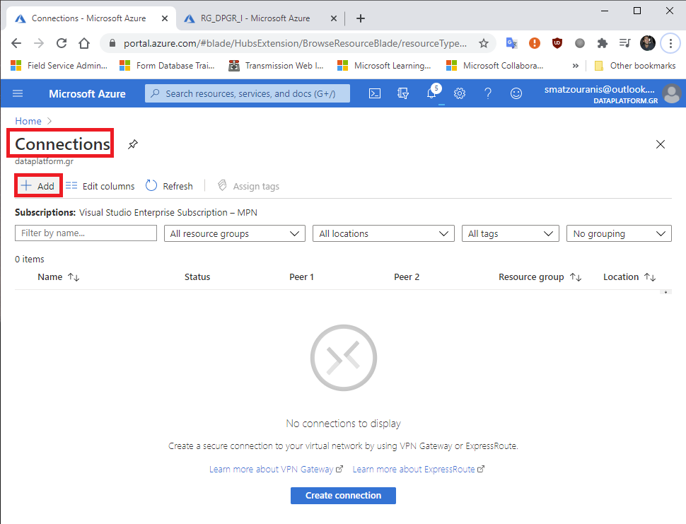 Πώς δημιουργούμε ένα failover group στο Azure Managed Instance