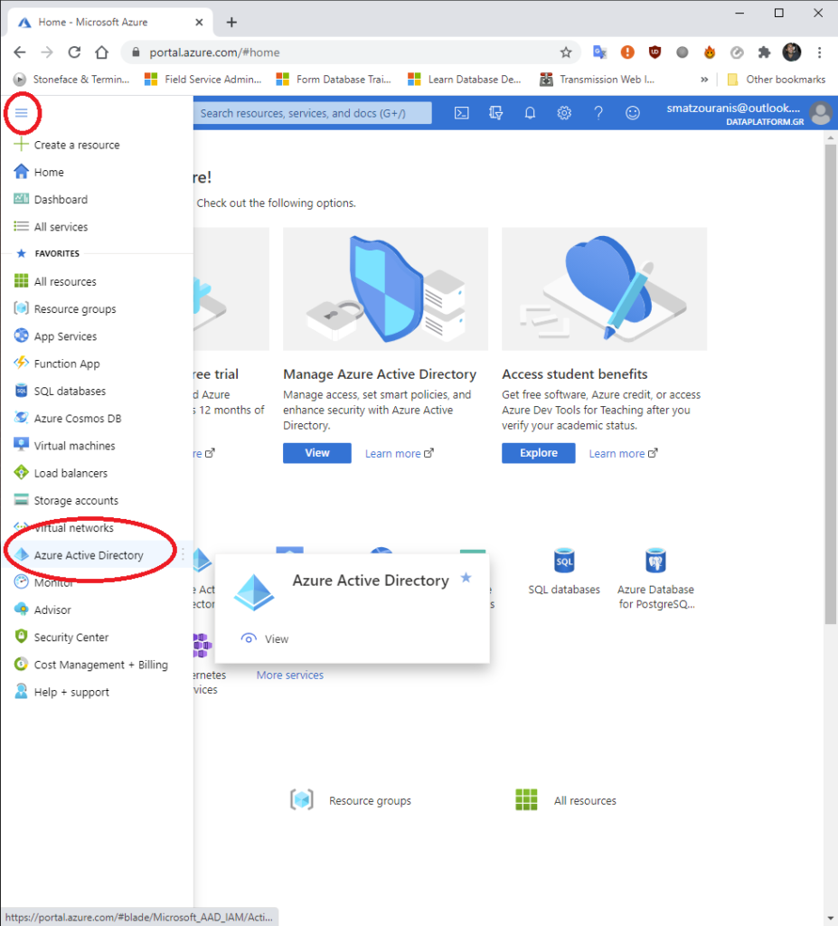 Πώς προσθέτουμε ένα αγορασμένο domain στο Azure Active Directory