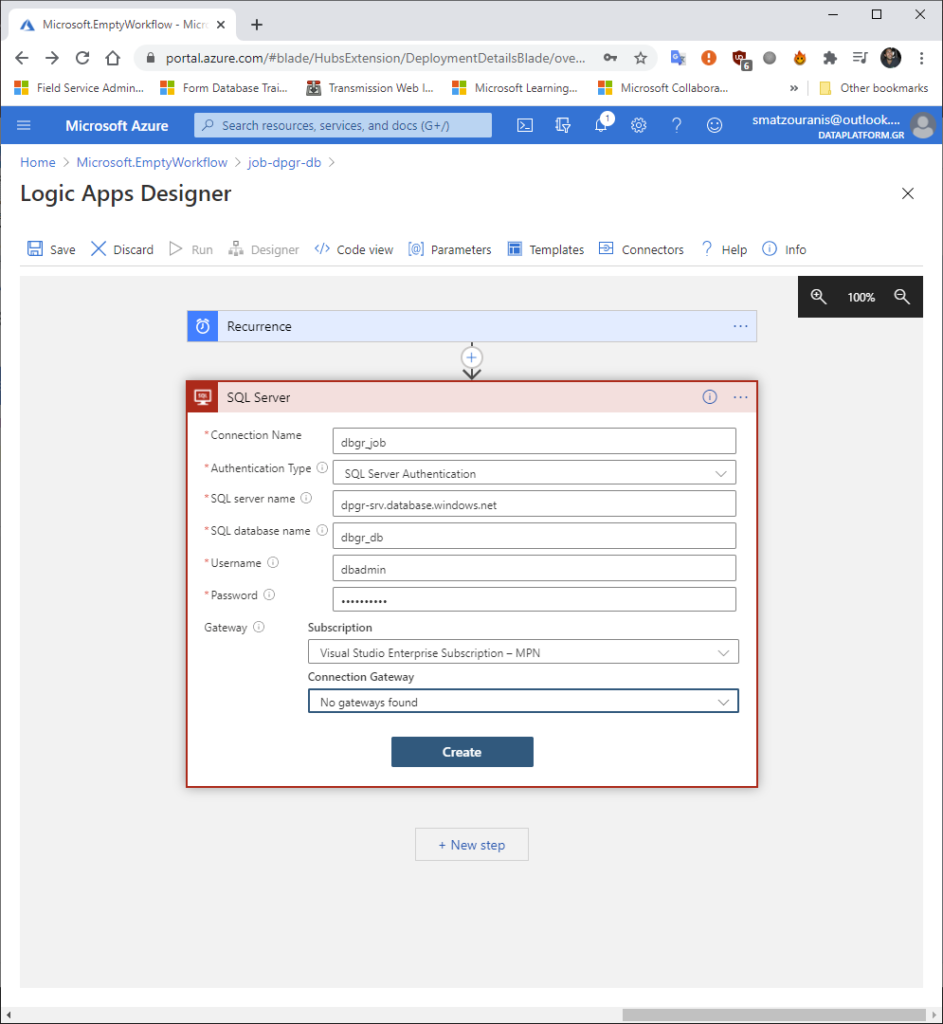 Πώς μπορούμε να κάνουμε schedule ένα Job σε Azure SQL Database με τη χρήση Logic App