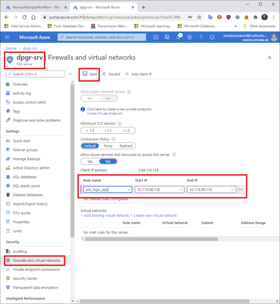 Πώς μπορούμε να κάνουμε schedule ένα Job σε Azure SQL Database με τη χρήση Logic App