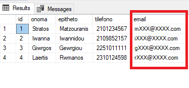 Τι είναι Dynamic Data Masking και πως το  ενεργοποιούμε στον SQL Server