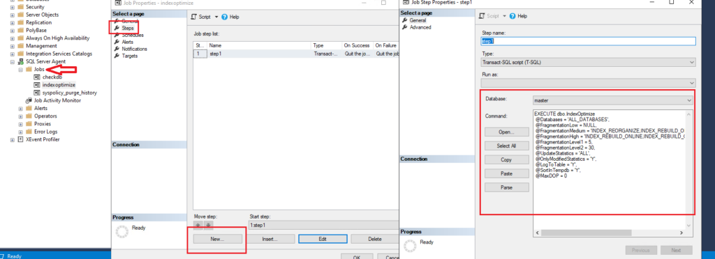 How do we automate the index rebuild process in SQL Server without using a maintenance plan