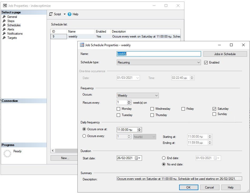 How do we automate the index rebuild process in SQL Server without using a maintenance plan