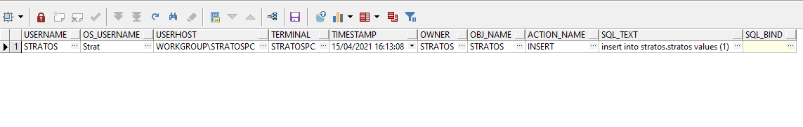How to enable auditing in Oracle Database - DataPlatform.gr