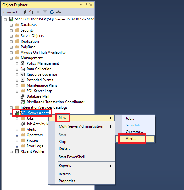 How can we get email whenever an error occurs in SQL Server Error Log