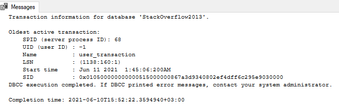 Why can't I shrink the transaction log in SQL Server and why is it full?