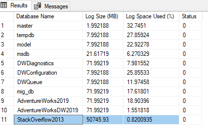 Γιατί δεν μπορώ να κάνω shrink το transaction log στον SQL Server και γιατί γέμισε