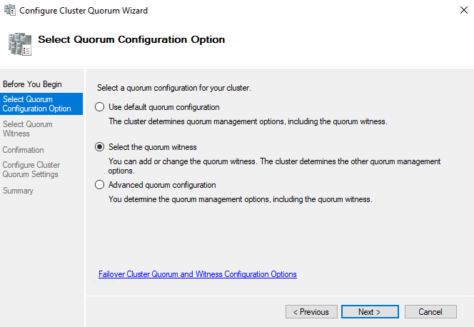 How we set an Azure Storage Account as a Cloud Witness in Windows Failover Cluster Quorum