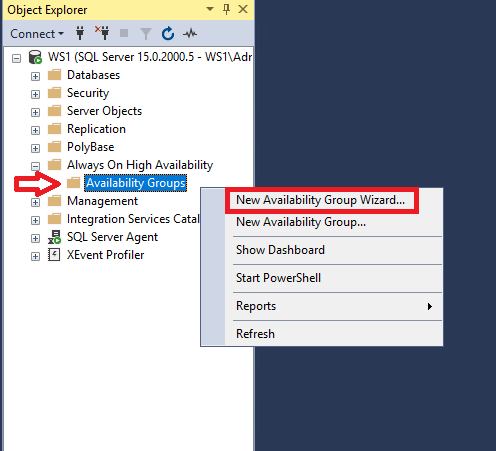 How to setup a SQL Server Always On Availability Group for High Availability