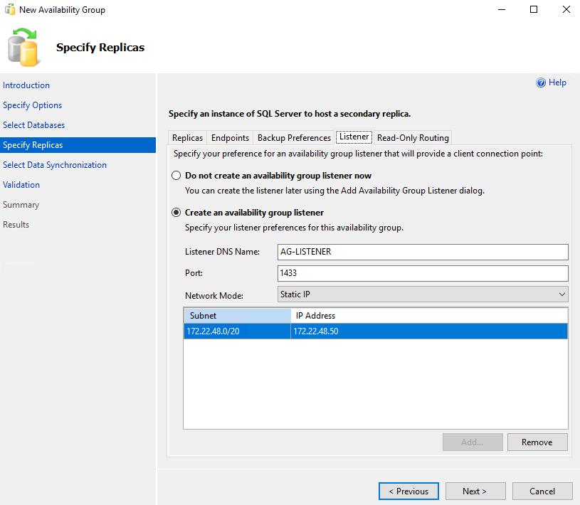 How to setup a SQL Server Always On Availability Group for High Availability