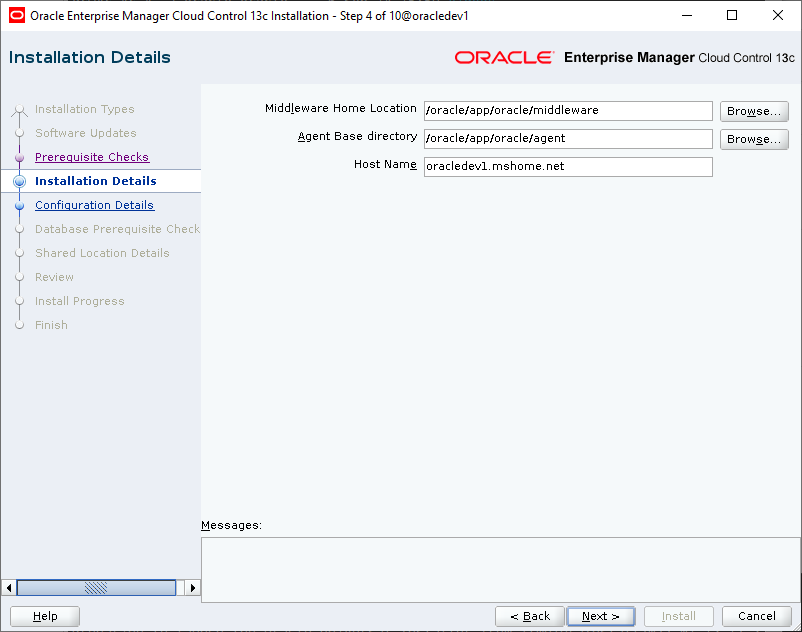 Πώς κάνουμε εγκατάσταση το Enterprise Manager Cloud Control  για monitoring και administration βάσεων δεδομένων της Oracle