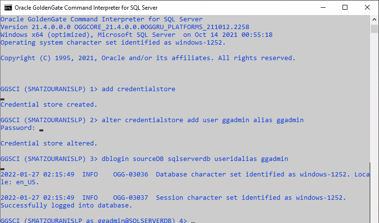 Πώς κάνουμε replicate πίνακες από την Oracle Database πρός τον SQL Server με την χρήση GoldenGate