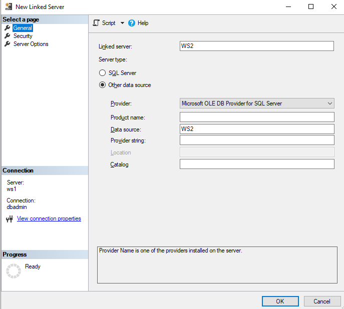 Πώς μπορούμε να συνδέσουμε SQL Server με άλλον SQL Server instance με χρήση Linked Server
