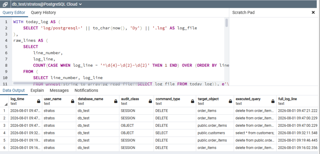 &Pi;ώ&sigmaf; &epsilon;&nu;&epsilon;&rho;&gamma;&omicron;&pi;&omicron;&iota;&omicron;ύ&mu;&epsilon; &tau;&omicron; Object &kappa;&alpha;&iota; Session level Auditing &sigma;&epsilon; PostgreSQL