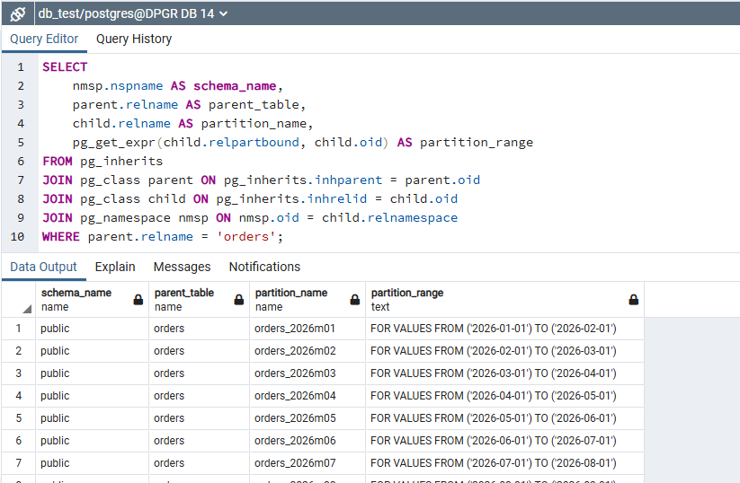 How to Partition an existing table in PostgreSQL and how to maintain it